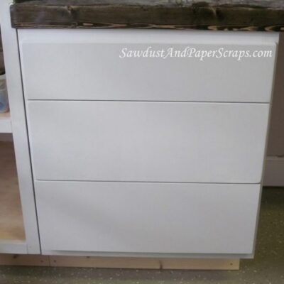 Attaching Cabinet Drawer Fronts