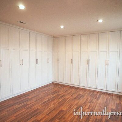 Craft Room Built-in Cabinets