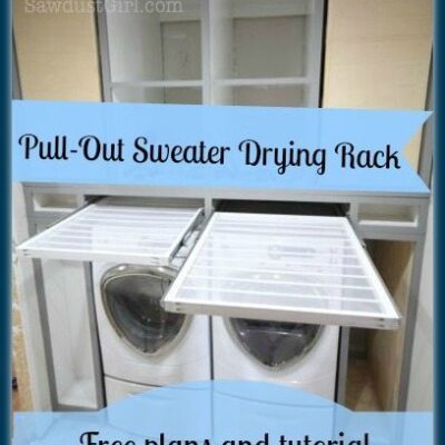 How to make a Pull-out Sweater Drying Rack
