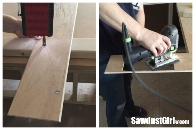 Installing a DIY Plywood V-Groove Plank Ceiling Jigsaw