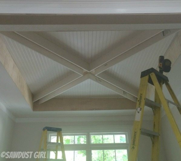 How to Build a Box Beam Ceiling