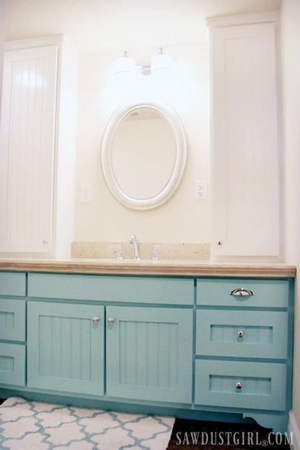 diy custom vanity cabinets