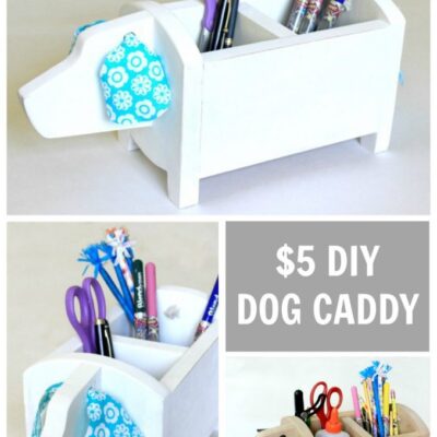 Dog Shaped Storage Caddy – $5 Gifts