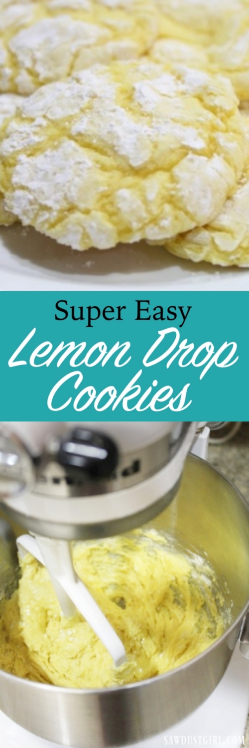 Super easy Lemon Drop Cookies