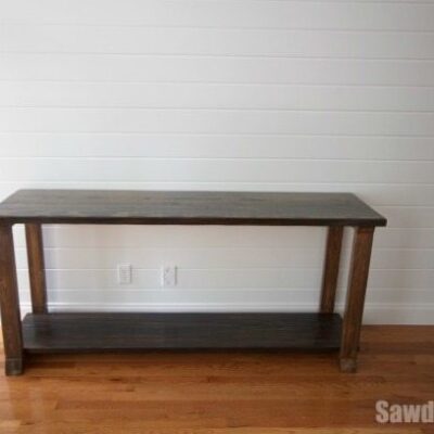 Console Table Woodworking Plans