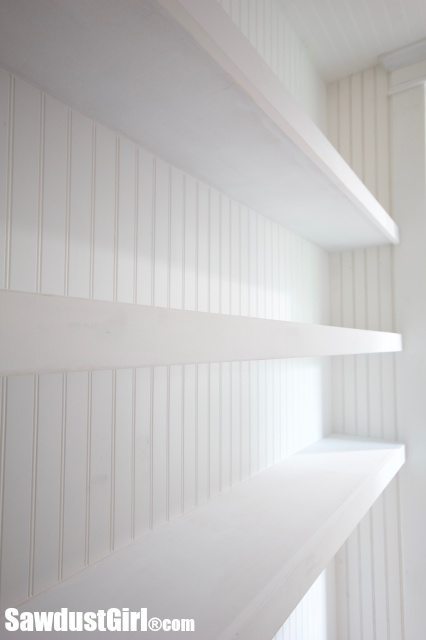 Studio Closet Floating Shelves