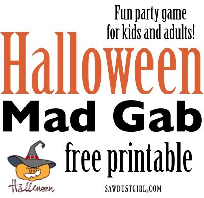 Looking for Halloween party ideas? Try Halloween Mad Gab!