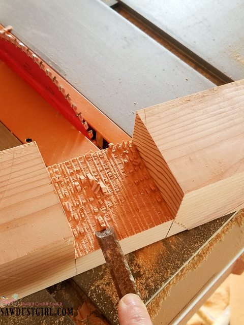 How to cut half lap joints