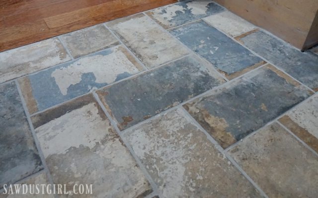 How to install tile flush with hardwood floors.