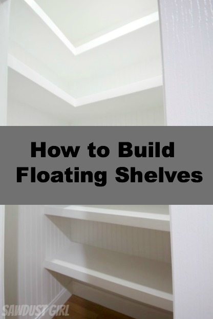 U-Shaped Floating Shelves