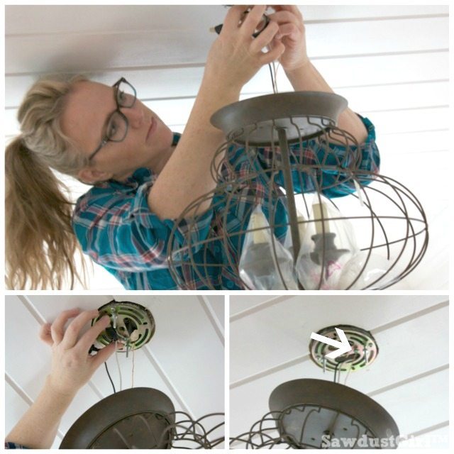 How to change a light fixture