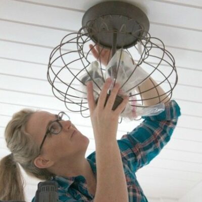 How to change a light fixture