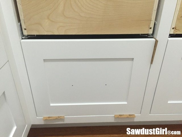 How to install false drawer fronts on cabinet drawers