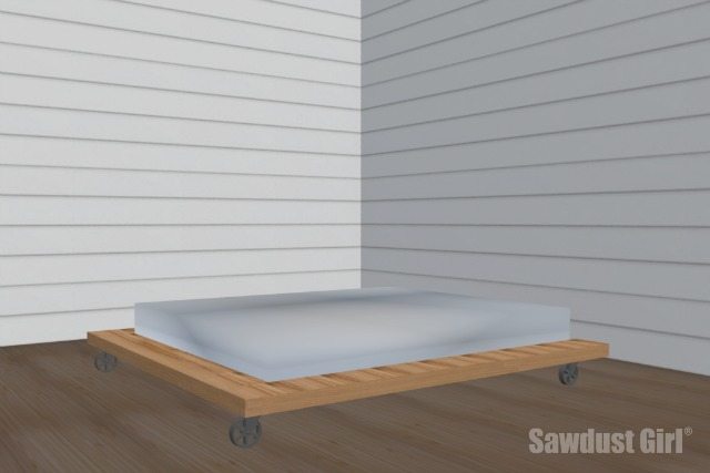 How to Make an Industrial Platform Bed - Woodworking Plans