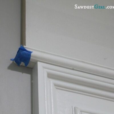 cutting and installing a mitered return on trim molding