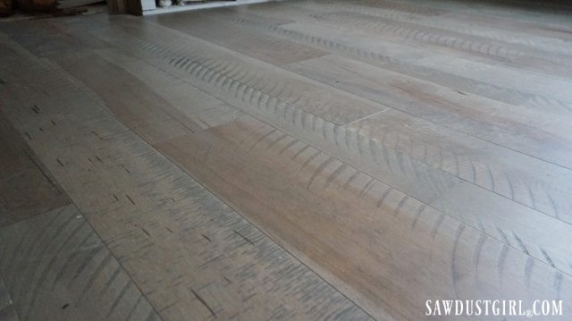 Rough sawn looking floors