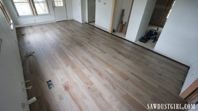 Calderwood Cottage floors