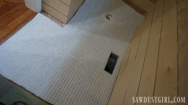 How to Install Tile Flush with Hardwood Floors