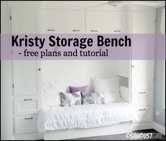 How to Build a Storage Bench - Queen Platform Bed Extension