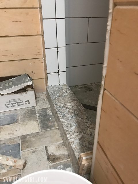 Tiling the Shower