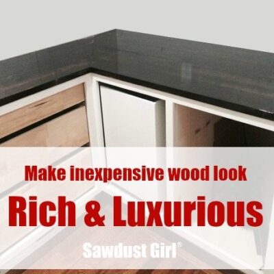 Make Inexpensive Wood look Rich and Luxurious!