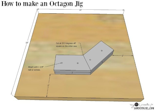 measurements to make an Octagon Jig