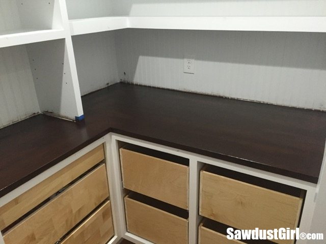 Refinishing wood kitchen countertops