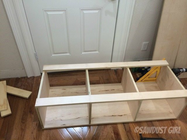 How to Make a Storage Bench and Cabinets for Your Side Entry - Tutorial
