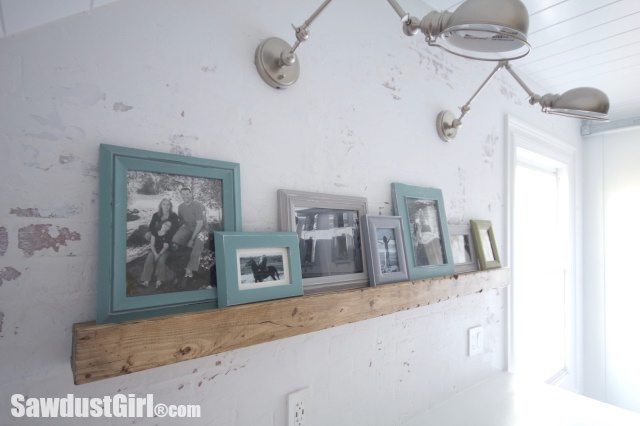 How to Make a Faux Beam Picture Rail