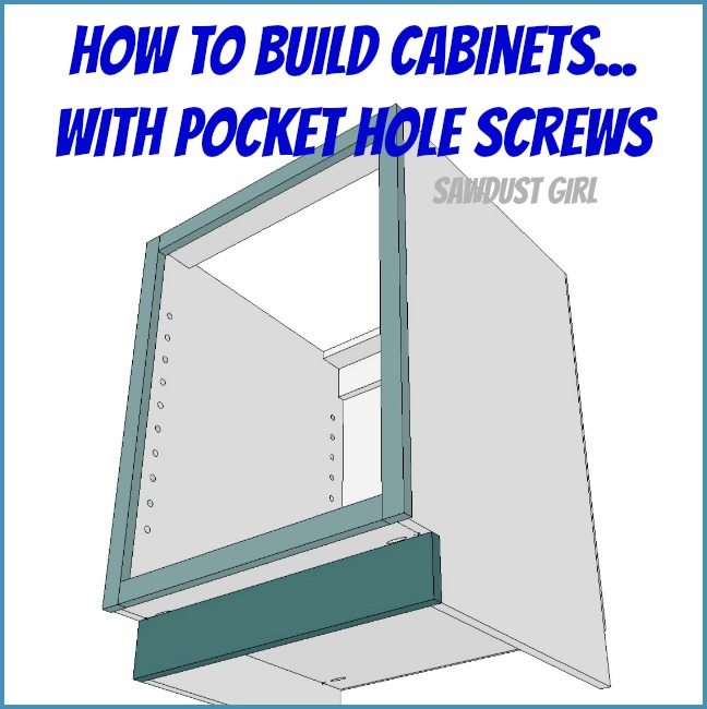 How to build a cabinet with pocket hole screws