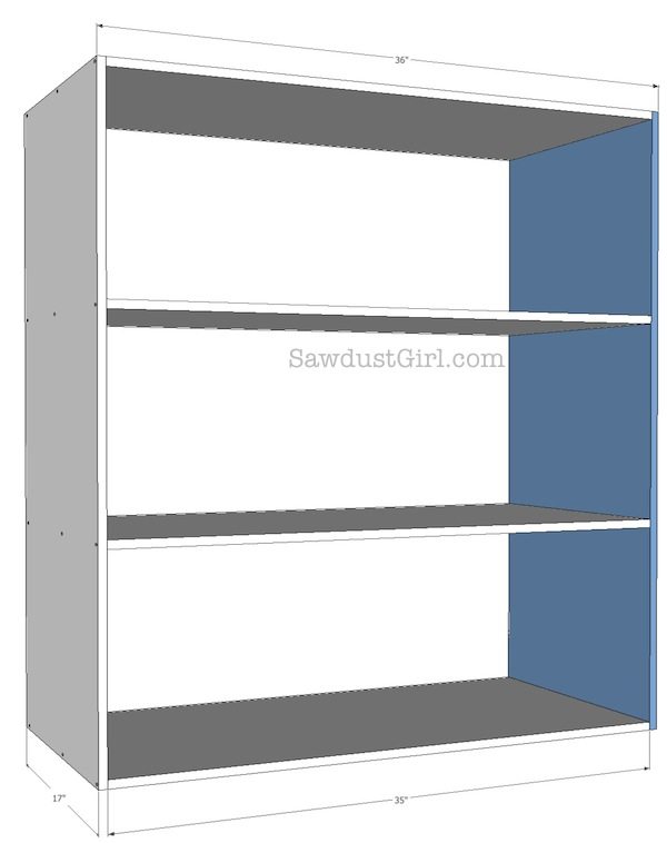 free plans- pullout storage cabinet tutorial