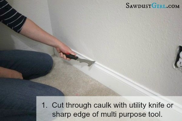 How to remove moulding without damaging wall or trim