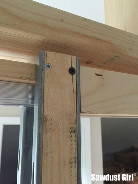 How to install a pocket door frame ~ https://sawdustgirl.com