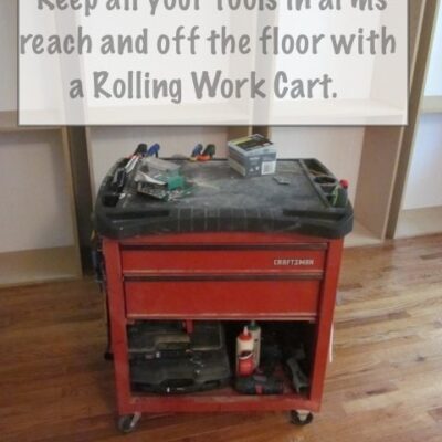 Workshop Fav:  Rolling Work Cart