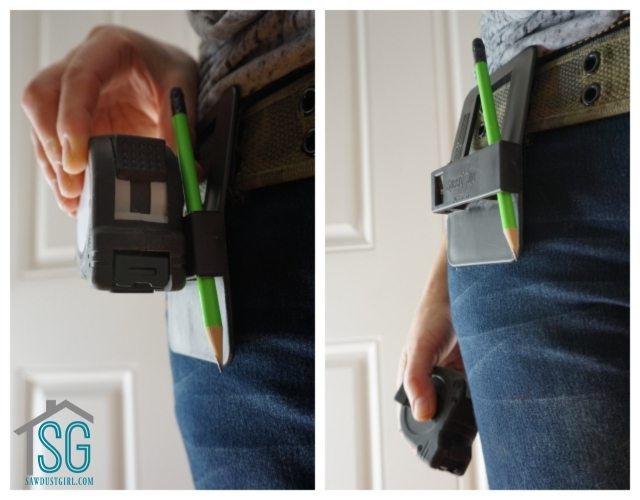 Speed Clip -Tape Measure Holder for easy access 
