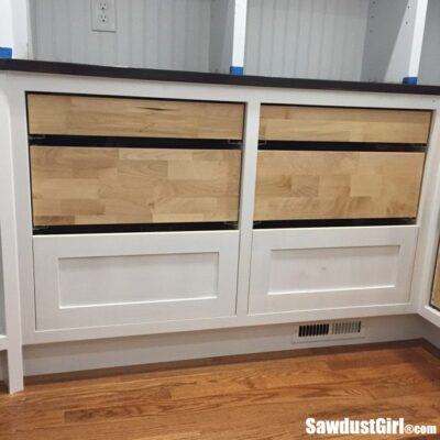 Building Drawer Fronts for Cabinets and Furniture