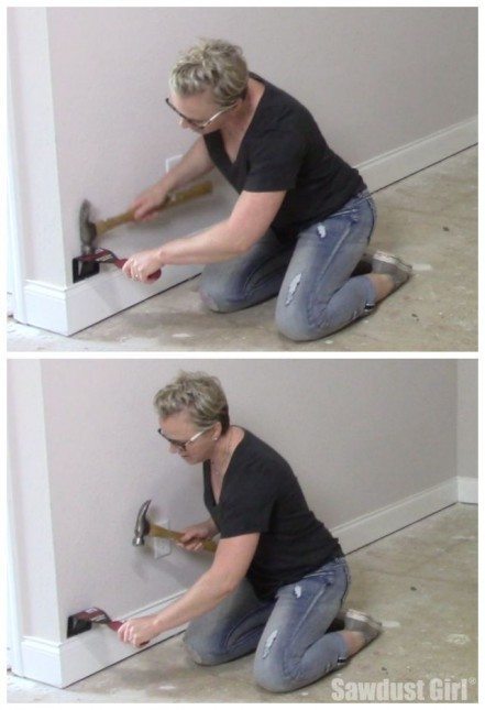 Do you have to remove baseboards to install wood flooring? I do