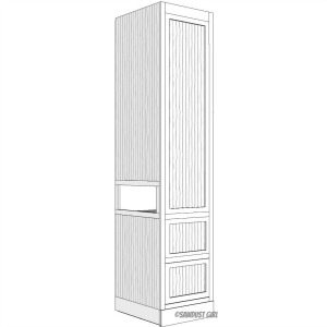 Built-in Wardrobe with Side Cubby -free plans