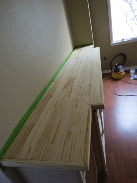 wood countertop